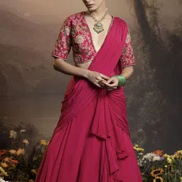 The Front Row Embellished Ready to Wear Lehenga & Blouse With Dupatta image 4