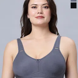 In Care Pack of 2 Solid Full Coverage Bra-image-40