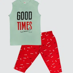 Tee Weavers Boys Printed Night suit-image-73
