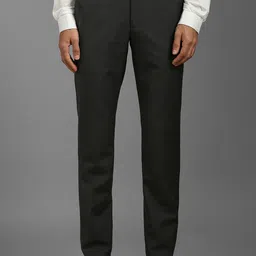 Louis Philippe Men Slim Fit Mid-Rise Formal Trousers-picture-33