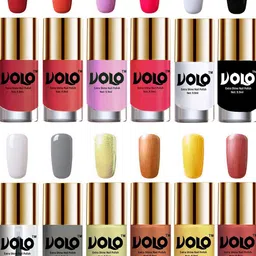 VOLO Set Of 12 Extra Shine Nail Polish-9.9ml Each- Combo-No-283-32