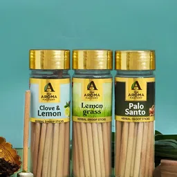The Aroma Factory 3-Pcs Beige Non Toxic Herbal Low Smoke Incense Sticks-image-78