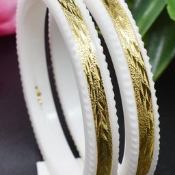 SATTIK Set of 2 Gold-Plated Bangles-image-25