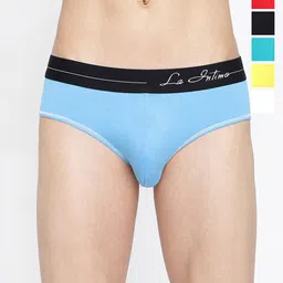 La Intimo Pack Of 6 Low Rise Basic Briefs LIBR040F0MC-picture-13