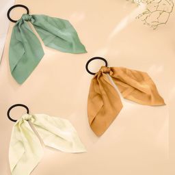 Yellow Chimes Women Set of 3 Ponytail Holders-44