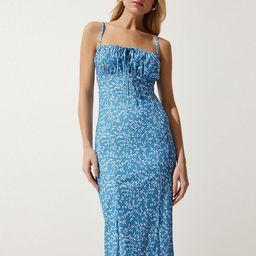Happiness istanbul Ethnic Motifs Print Sheath Midi Dress-image-55