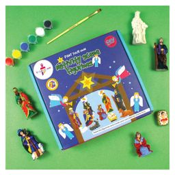 Kalakaram Paint Your Own Nativity Scene Figurines Kit - Multicolour image 2