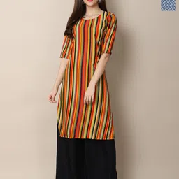 Anouk Rustic Women Pack Of 2 Ethnic Motifs Printed Crepe Straight Kurta-95