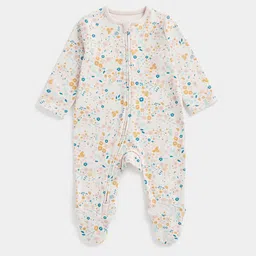 mothercare Girls Printed Sleepsuit-image-86