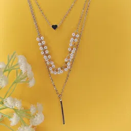 NVR Girls Silver-Plated Layered Chain-image-12