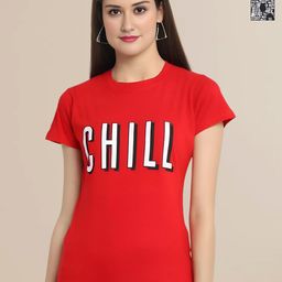 Mast & Harbour Women Pack Of 2 Typography Printed Cotton T-shirt-image-67