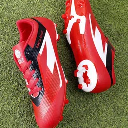 bacca bucci Strike Men X Firm Ground Red Fury UK 6 Football Shoes-24