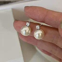 StyleCast Artificial Stones Studded And Beaded Spherical Shaped Studs-34