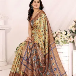 Anouk Floral Printed Saree-image-68