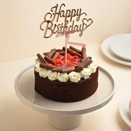 Cherry Kissed Black Forest Birthday Cake-image-33