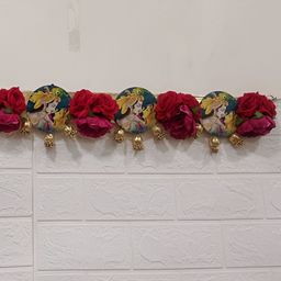 Nutts Red & Green Radha-Krishna Bandhanwar Festive Decor-picture-58