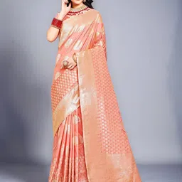 Mitera Ethnic Motifs Banarasi Saree-image-39