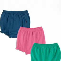 Luke & Lilly Kids Girls Pack of 3 Multicolor Cotton Briefs Shorts-picture-38