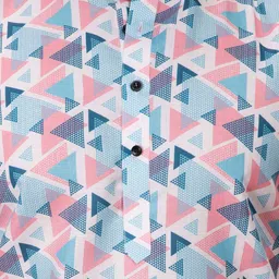 SHIWAM ETHNIX Men Geometric Printed Kurta with Salwar image 2