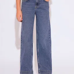 Vero Moda Girls Straight Fit Light Fade Stretchable Jeans-image-54