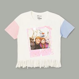 Fame Forever by Lifestyle Girls Printed Tropical Applique T-shirt-image-1