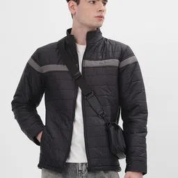 Klub Fox Men Colourblocked Lightweight Outdoor Puffer Jacket-picture-34