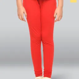 LYRA Girls Pack Of 2 Cotton Ankle-Length Leggings-image-78