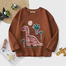 INCLUD Girls Graphic Printed Round Neck T-shirt-picture-47