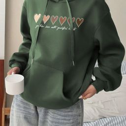 TOGS & TERRE Women Printed Hooded Pullover Sweatshirt-picture-18