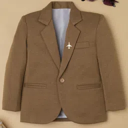 Ridokidz Boys Tailored Fit Single Breasted Blazer-image-73