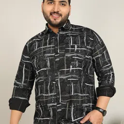 ADWYN PETER Men Classic Opaque Printed Casual Shirt-image-2