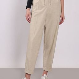 Vero Moda Women Tapered Fit High-Rise Trousers-image-79