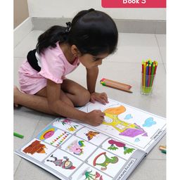 target publication pvt ltd Target Publications Blossom Jumbo Creative Colouring Book A3 Size Level 3 - English image 4