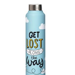 Speedex Blue Single Stainless Steel Printed Water Bottle-image-93