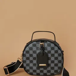 CODE by Lifestyle Printed Structured Sling Bag-46