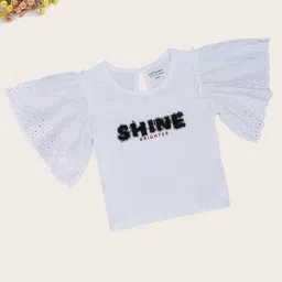 Pantaloons Junior Girls 2 Applique T-shirt-picture-37