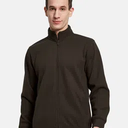 Octave Men Mandarin Collar Front-Open Sweatshirt-picture-18