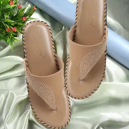 BIG BIRD Women Embellished Open Toe Flats-image-91