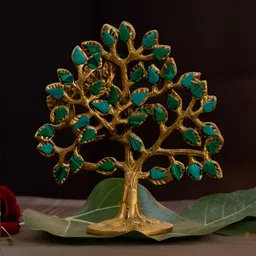 The Advitya Green Small Kalpavriksha Tree of Life Birds & Animals Figurine Showpiece-10