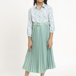 OTABU Floral Print A-Line Midi Dress-image-84