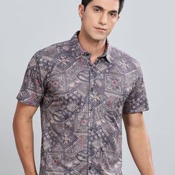 BULLMER Men Standard Opaque Printed Casual Shirt-image-64