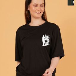 Kasendra Women Pack of 2 One piece Graphic Printed Round Neck Relaxed Fit T-shirts-image-69