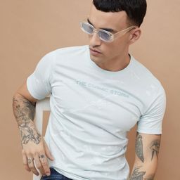 Forca by Lifestyle Typography Puff Printed Cotton T-shirt-image-86