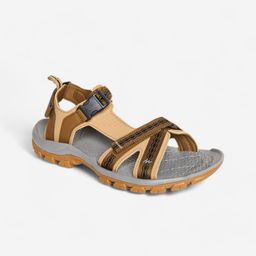quechua Men Water Resistant Sports Sandals with Velcro & Buckled Strap Beige - NH500-picture-27