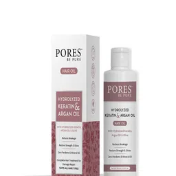 PORES Be Pure Set Of 3-Pcs Keratin & Argan Hair Oil- 100ml Each-5