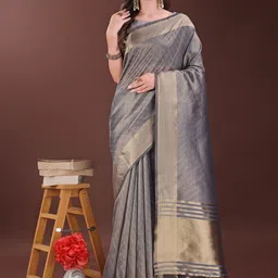 Pandadi Saree Woven Design Zari Organza Sarees-image-46