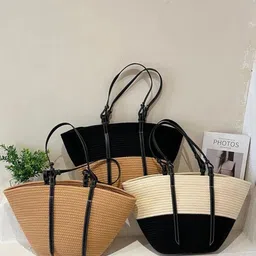 Textile and Beyond Structured Tote Bag-5