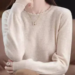 StyleCast Women Solid Long Sleeves Round Neck Sweaters Pullover-picture-39
