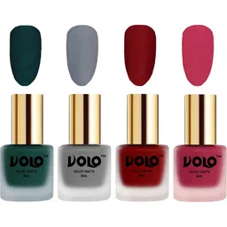 VOLO Set Of 4 Velvet Matte Nail Polish - 8 ml Each - 12 - 20 - 22 - 43-image-78
