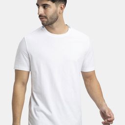 Jockey Men Solid Round Neck Pure Cotton T-shirt-image-89